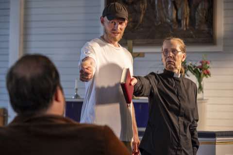 Jan Sederlöf directing on set